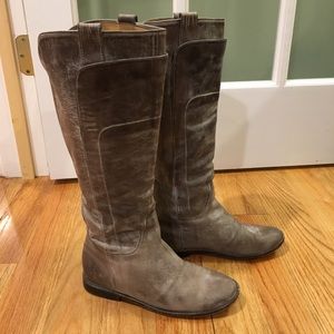 Frye Paige Boots Sz 6.5 Gray